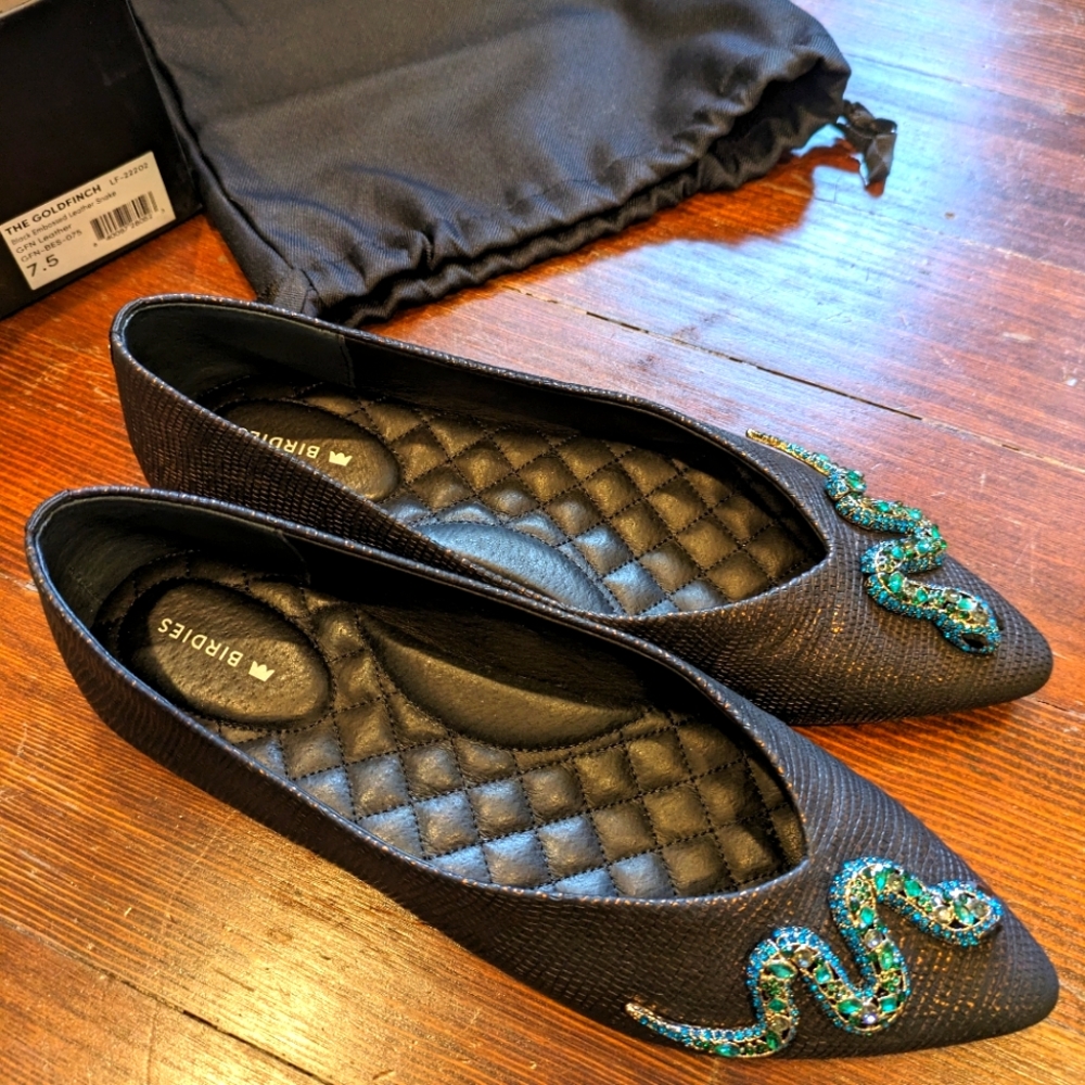 Birdies Snake Ballet Flats